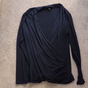 41 Hawthorn Navy Knit Top